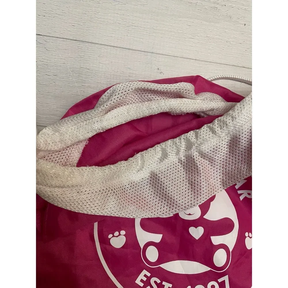 Build a bear‎ pink drawstring bag